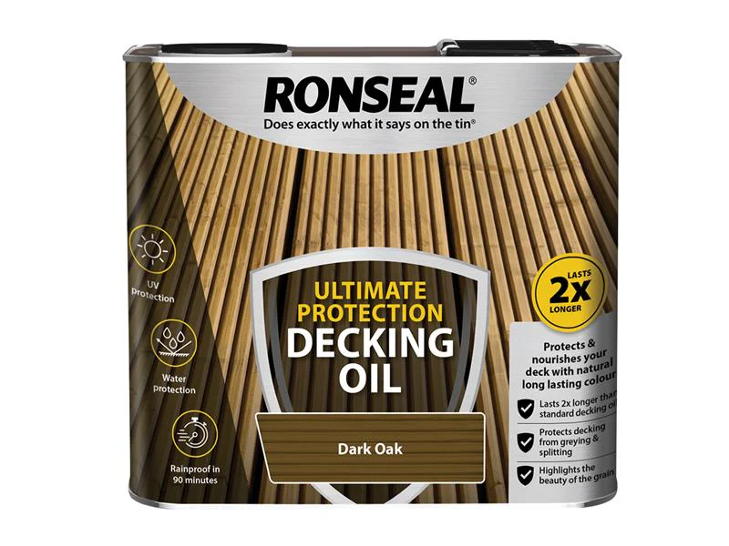 Ronseal  Ultimate Protection Decking Oil Dark Oak 2.5 litre