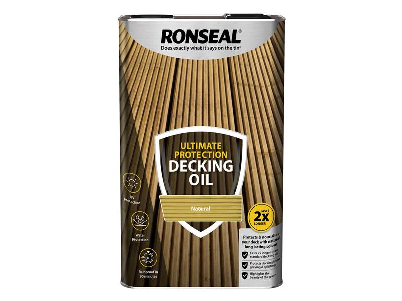 Ronseal  Ultimate Protection Decking Oil Natural 5 litre