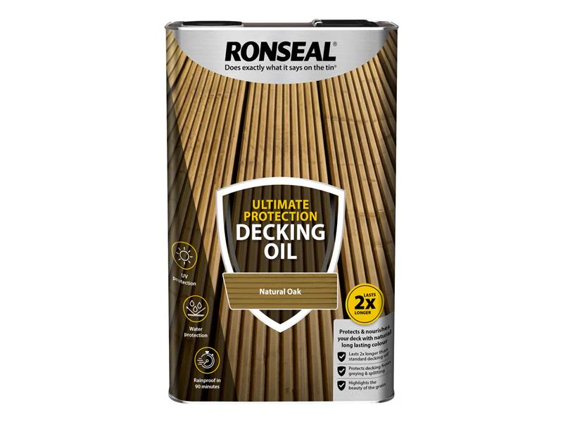 Ronseal  Ultimate Protection Decking Oil Natural Oak 5 litre