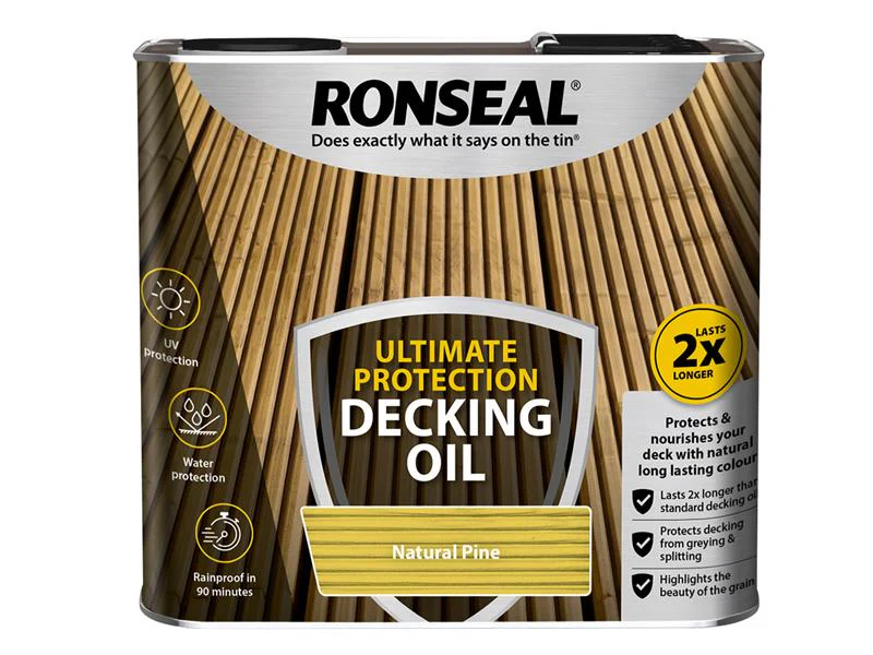 Ronseal  Ultimate Protection Decking Oil Natural Pine 2.5 litre
