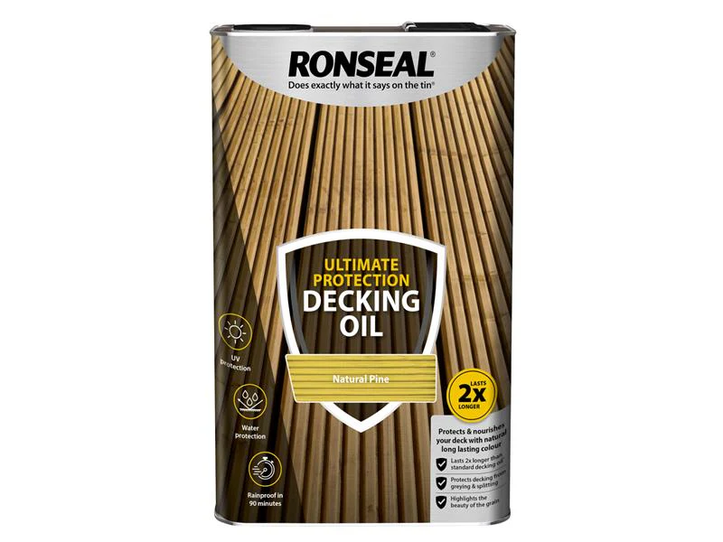 Ronseal  Ultimate Protection Decking Oil Natural Pine 5 litre