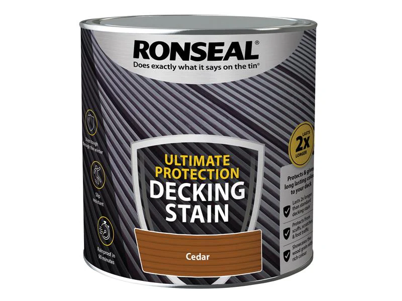 Ronseal  Ultimate Protection Decking Stain Cedar 2.5 litre