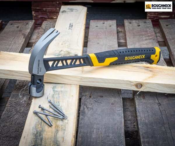 Roughneck Gorilla V-Series Claw Hammer 567g (20oz) - Image 6