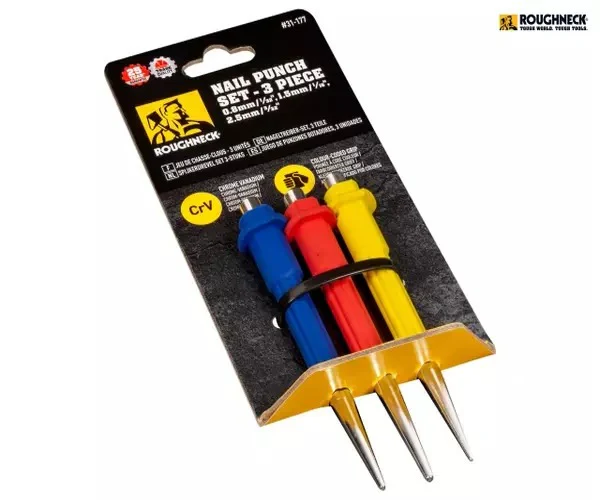 Roughneck Nail Punch Set, 3 Piece - Image 3