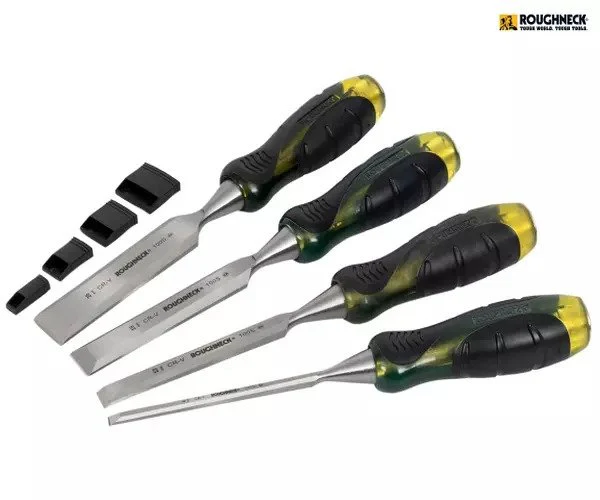 Roughneck Professional Bevel Edge Chisel Set, 4 Piece