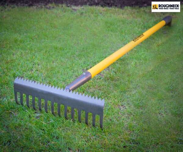 Roughneck Sharp-Edge Soil Rake - Image 2