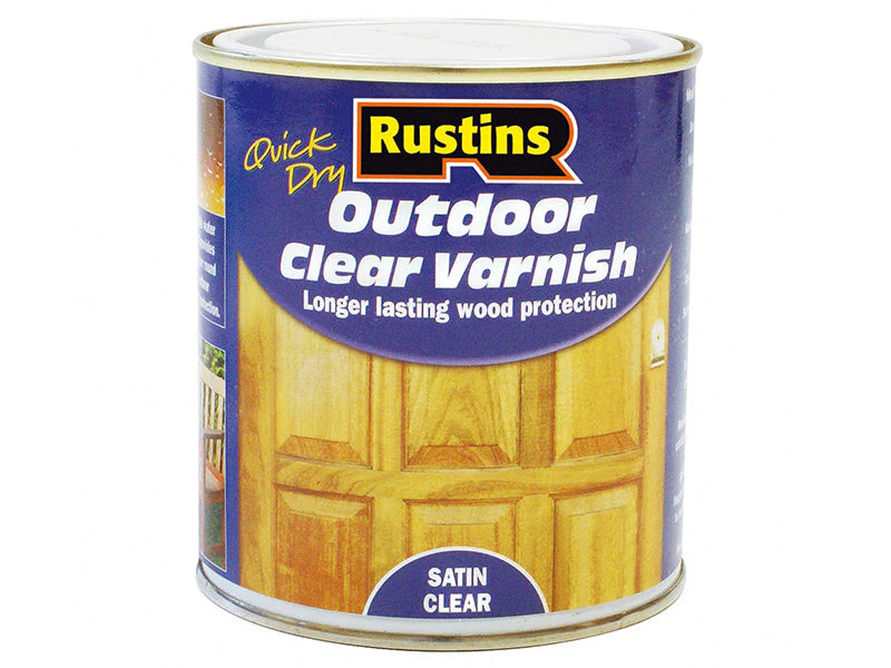 Rustins Exterior Varnish Satin 1 litre