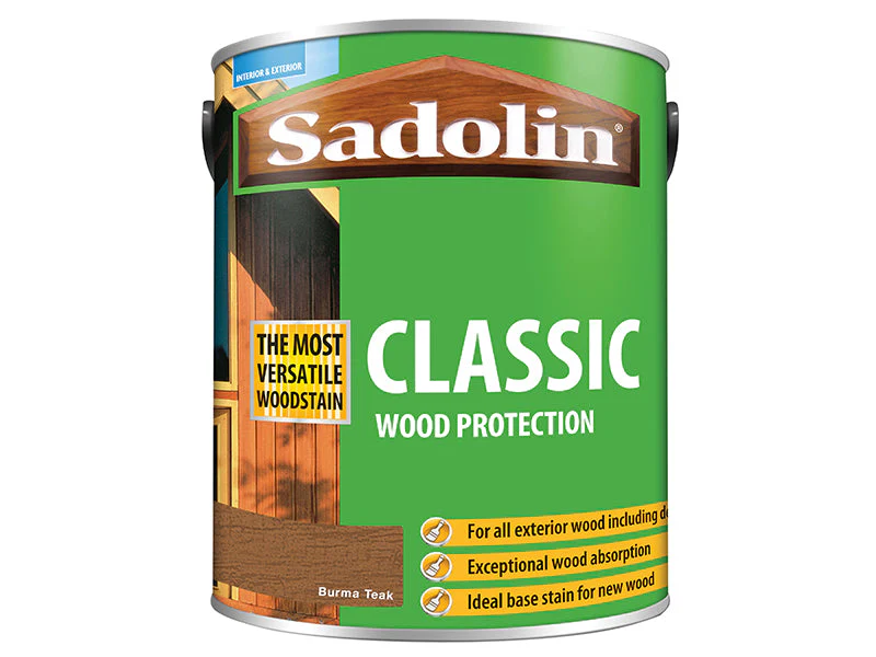 Sadolin Classic Wood Protection Burma Teak 5 litre