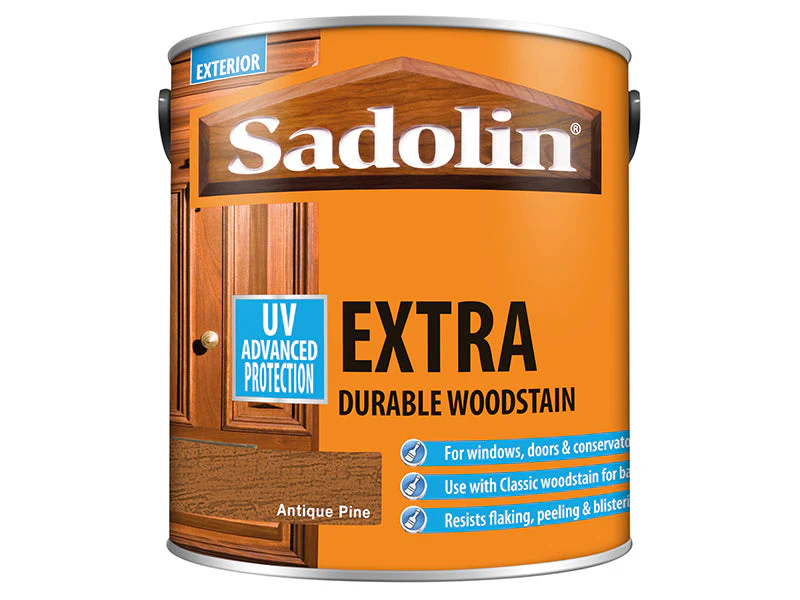 Sadolin  Extra Durable Woodstain Antique Pine 2.5 litre