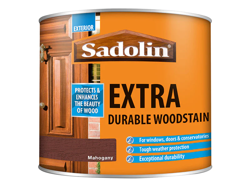 Sadolin Extra Durable Woodstain Mahogany 500ml