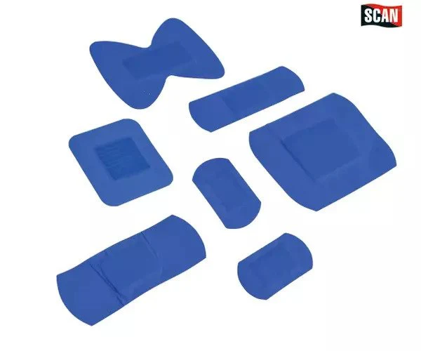 Scan Assorted Hypoallergenic Blue Plasters 120 - Image 2