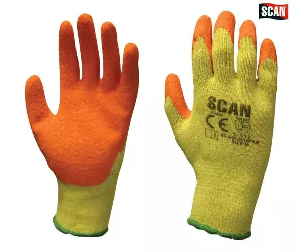 Scan Knitshell Latex Palm Gloves - (Pack 12)