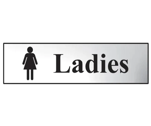 Scan Ladies - Polished Chrome Effect 200 x 50mm