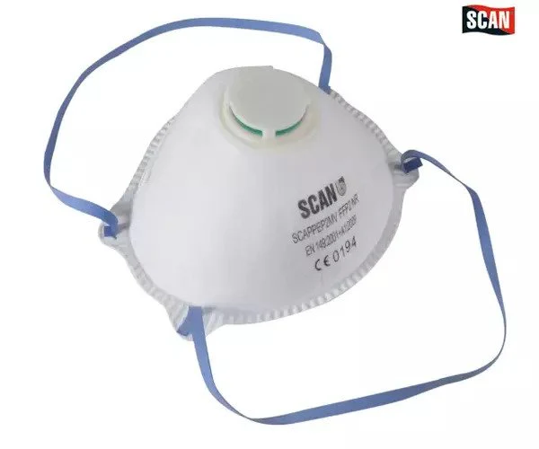 Scan Moulded Disposable Mask Valved FFP2 Protection (Pack 3) - Image 3