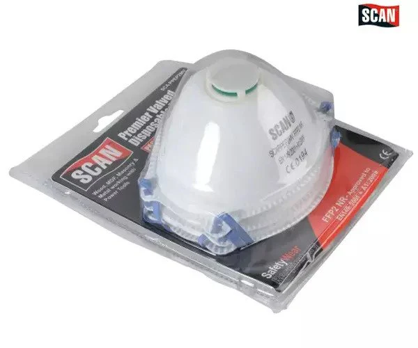 Scan Moulded Disposable Mask Valved FFP2 Protection (Pack 3) - Image 6