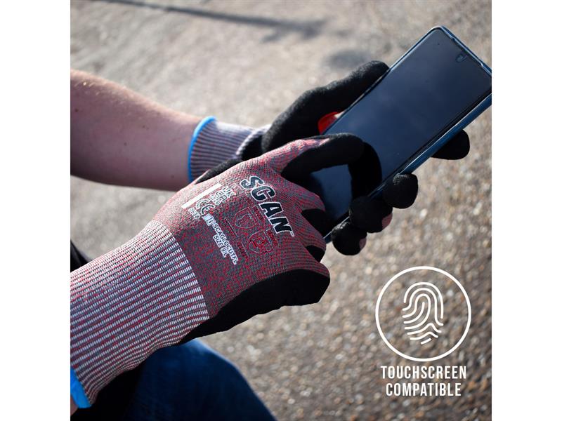 Scan Nitrile Palm Cut F Gloves - Image 4