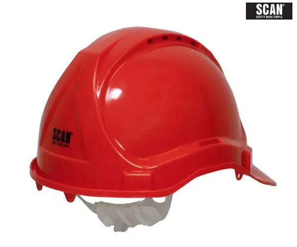 Scan Safety Helmet - Red - Image 3