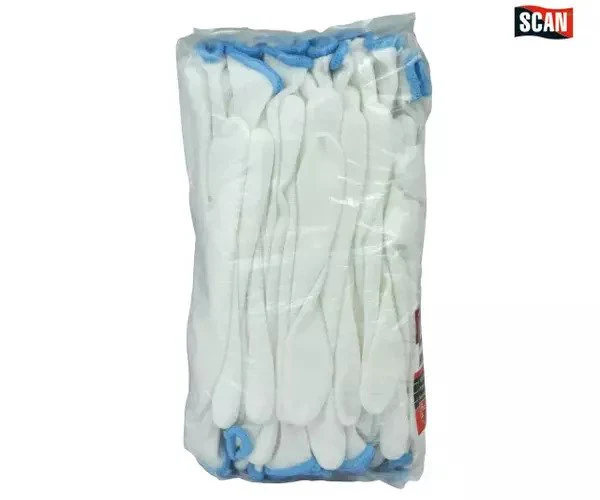 Scan White PU Coated Gloves - L (Size 9) (Pack 12) - Image 2