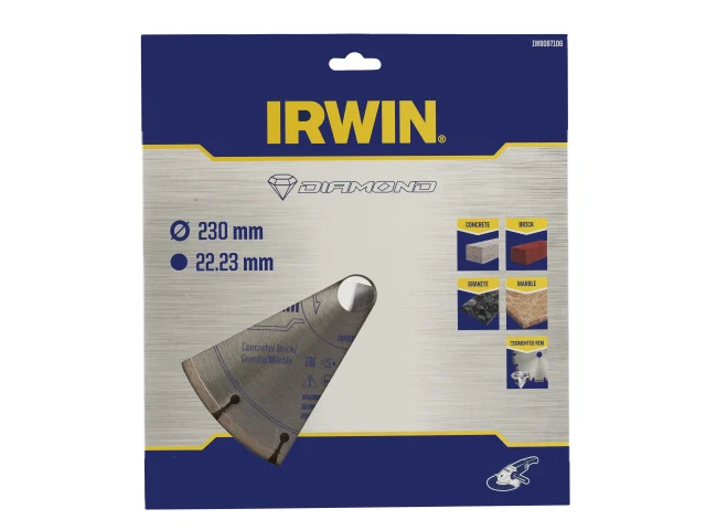 IRWIN® Segmented Diamond Blade 230 x 22.23mm - Image 2