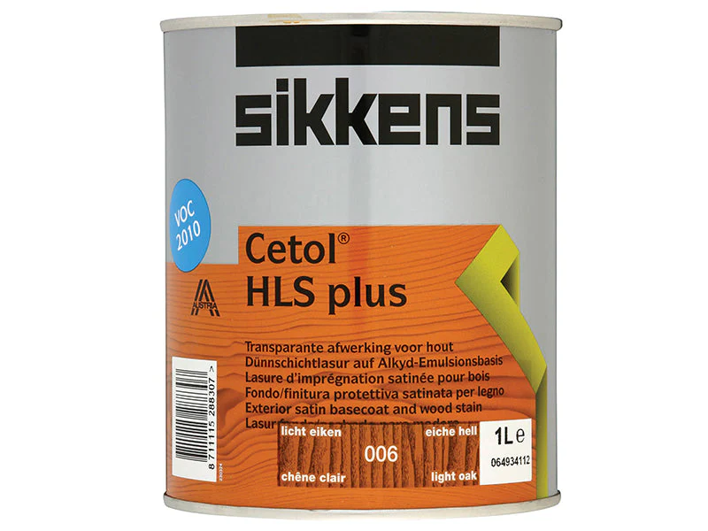 Sikkens  Cetol HLS Plus Translucent Woodstain Light Oak 1 litre