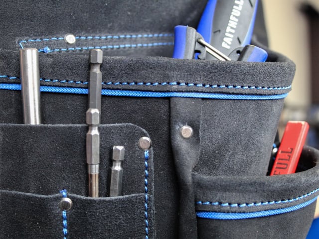 Faithfull Single Tool & Nail Pouch - Image 2