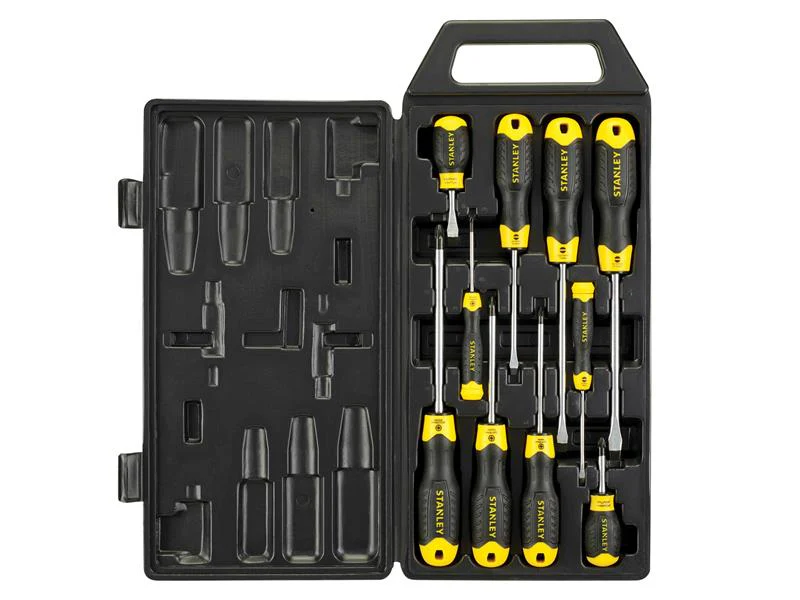 STANLEY® Hand Tools Cushion Grip Screwdriver Set, 10 Piece - Image 2