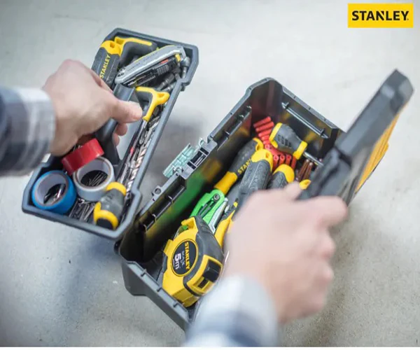 Stanley Basic Toolbox with Organiser Top 32cm (12.1/2in) - Image 2