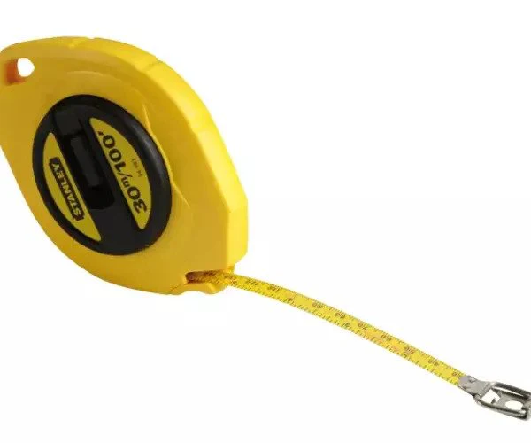 Stanley Closed Case Steel Long Tape 30m/100ft (Width 10mm)