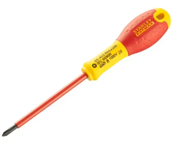 Stanley FatMax® VDE Insulated Screwdriver Phillips Tip PH1 x 100mm