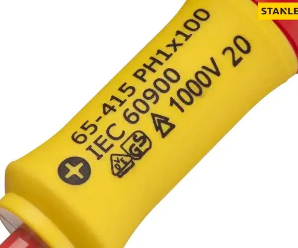 Stanley FatMax® VDE Insulated Screwdriver Phillips Tip PH1 x 100mm - Image 3