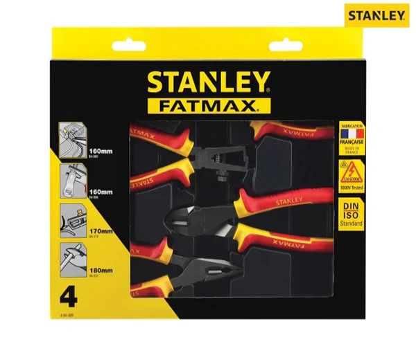 Stanley FatMax® VDE Pliers Set, 4 Piece - Image 4