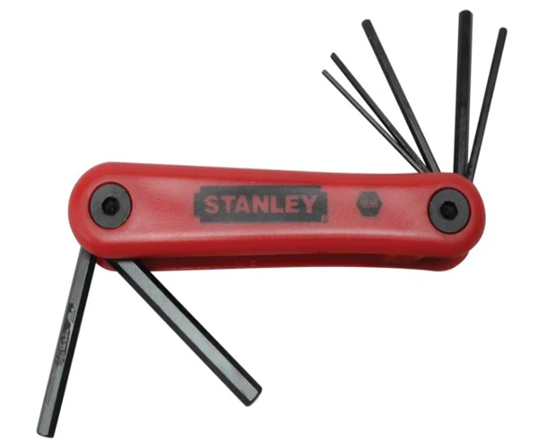 Stanley Folding Hexagon Key Set,7 Piece (1.5-6mm)