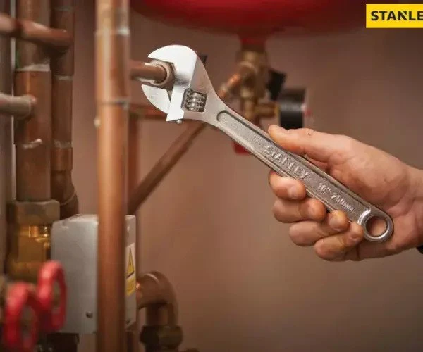 Stanley Metal Adjustable Wrench 250mm (10in) - Image 4