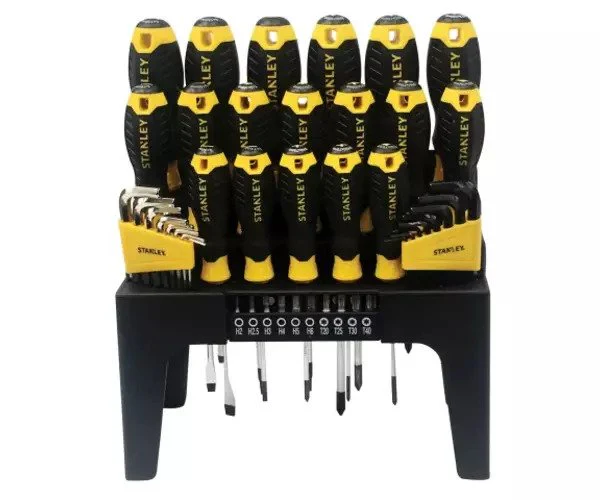 Stanley Screwdriver Set in Rack, 44 Piece