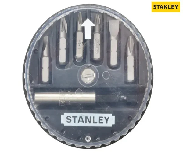 Stanley Slotted/Phillips/Pozidriv Insert Bit Set, 7 Piece - Image 4