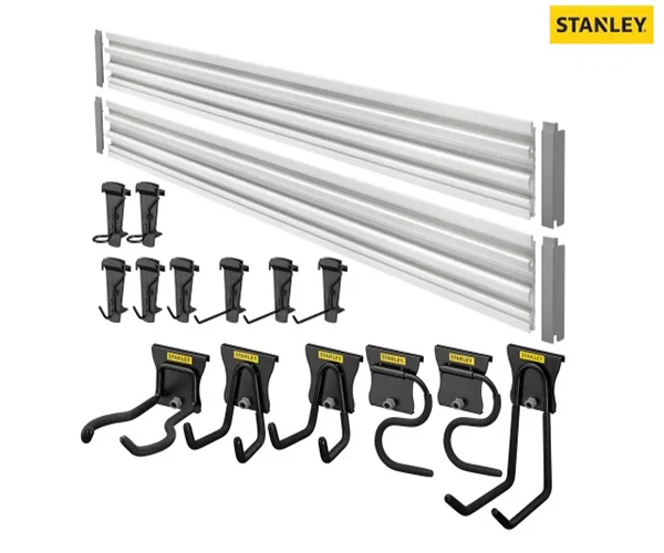 Stanley Track Wall System Starter Kit, 20 Piece