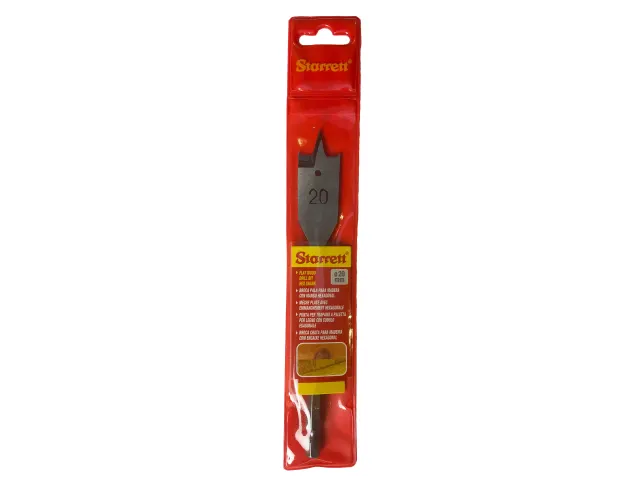 Starrett Flat Wood Drill Bit 20 x 152mm - Image 2