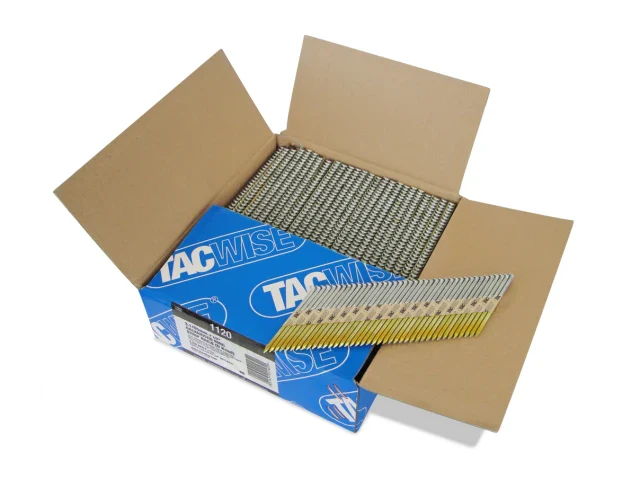 Tacwise 34° Extra Galvanised Framing Ring Shank Nails Type 3.1/65mm (2200) - Image 2
