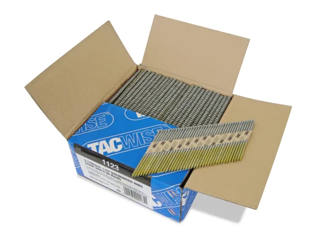 Tacwise 34° Extra Galvanised Framing Ring Shank Nails Type 3.1/90mm (2200) - Image 2
