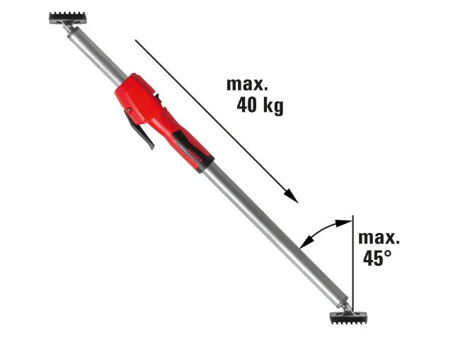 Bessey Telescopic Drywall Support 2070 - 3700mm - Image 4