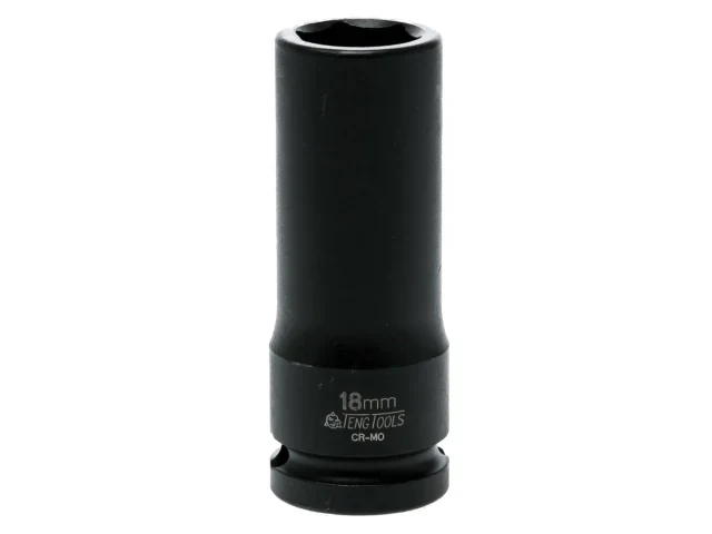 Teng Deep Impact Socket Hexagon 6-Point 1/2in Drive 18mm - Image 2