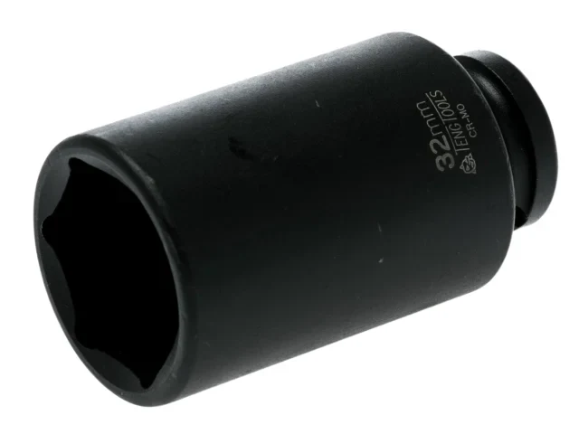 Teng Deep Impact Socket Hexagon 6-Point 1/2in Drive 32mm - Image 2