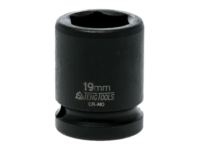 Teng Impact Socket Hexagon 6-Point 1/2in Drive 19mm - Image 2