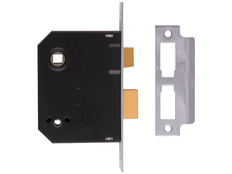 UNION  2294 Mortice Bathroom Lock Polished Brass 76mm 3in Box