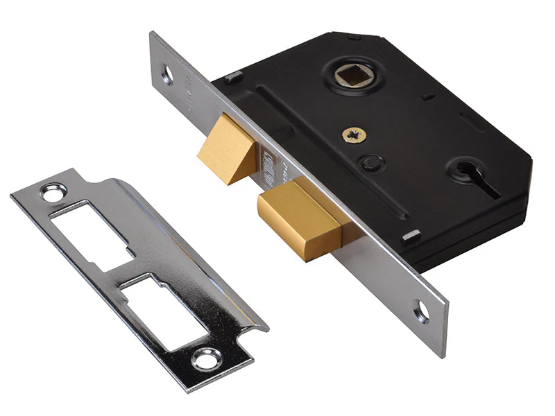 UNION  ES-SL Essentials 3 Lever Mortice Sashlock Chrome 79mm 3in Visi