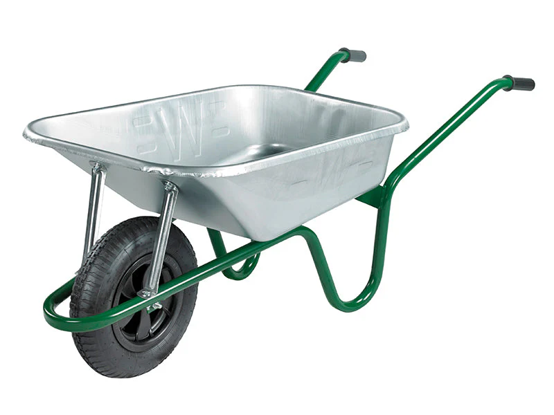 Walsall 90L Galvanised Builder's Wheelbarrow
