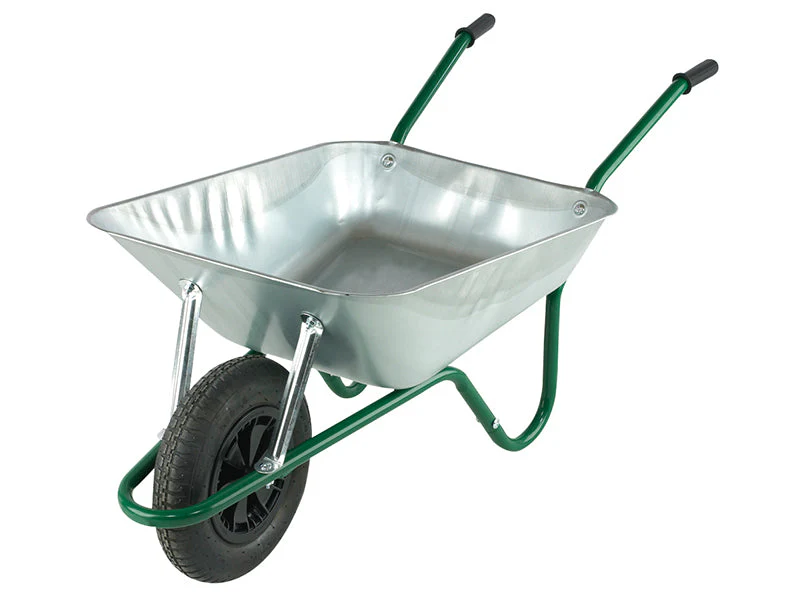Walsall  Boxed 85L Galvanised Easi-Load Builder's Wheelbarrow