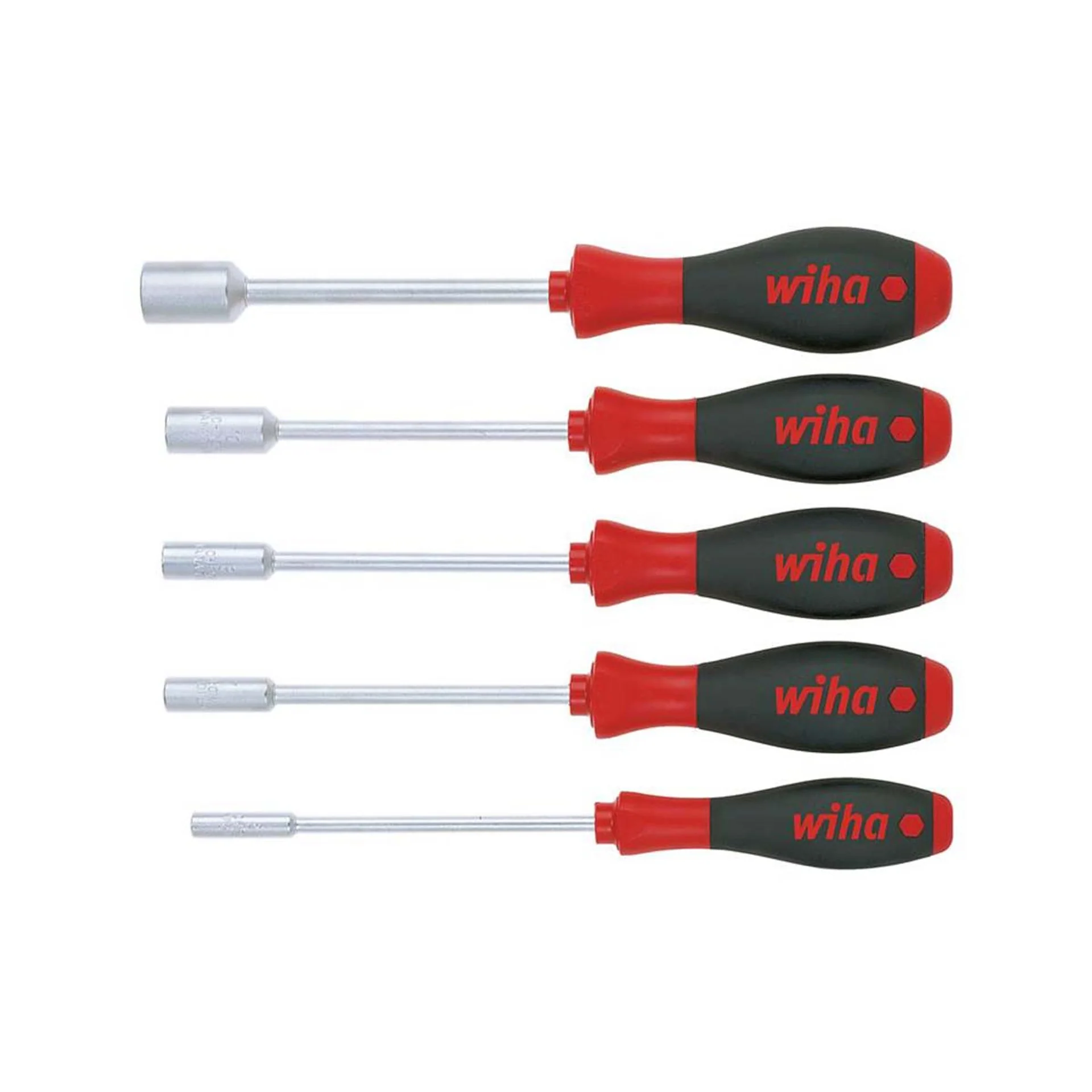 Wiha SoftFinish® Hex Nut Driver Set, 5 Piece