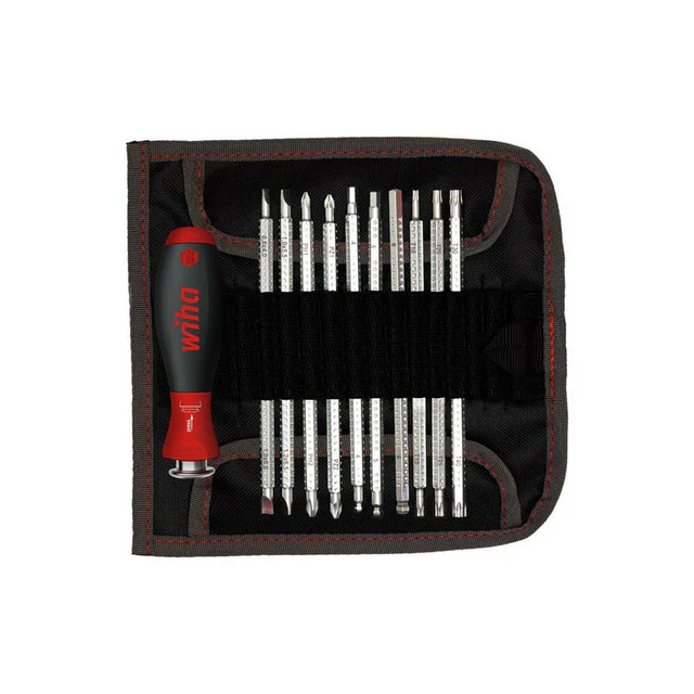 Wiha SYSTEM 6 SoftFinish® Interchangeable Screwdriver Set, 12 Piece